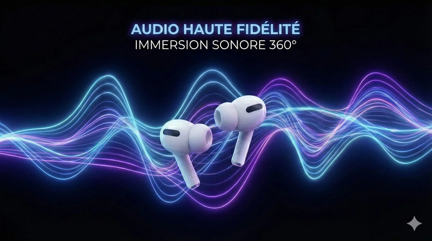 Écouteurs Sans Fil Pro Series 3 | Audio Spatial & Réduction de Bruit noodeos